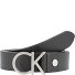  CK Logo Gürtel Leder Variante black | 75 cm