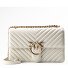  Love One Umhängetasche Leder 26.5 cm Variante bianco seta-antique gold