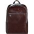  Blue Square Rucksack Leder 39 cm Laptopfach Variante mahagonibraun