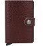 Miniwallet Vegetable Kreditkartenetui RFID Leder 6,5 cm Variante espresso-brown  Miniwallet Vegetable Kreditkartenetui RFID Leder 6,5 cm Variante espresso-brown