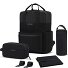  Bergen Wickelrucksack Set 4 tlg. Laptopfach Variante all black