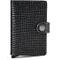  Miniwallet Geldbörse RFID Schutz Leder 6 cm Variante black