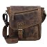  Vintage Umhängetasche Leder 26 cm Variante brown
