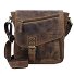 Vintage Umhängetasche Leder 26 cm Variante brown