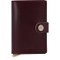  Miniwallet Kreditkartenetui RFID Schutz Leder 6.5 cm Variante bordeaux