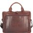  Roma Aktentasche Leder 38 cm Laptopfach Variante braun