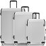  Logic Pro 4 Rollen Kofferset 3-teilig mit Dehnfalte Variante platinum metallic