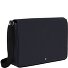  Kamaron Aktentaschen Messenger Leder 43 cm Laptopfach Variante dk-navy
