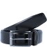  Premium Gürtel Leder Variante schwarz | 90 cm