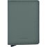 Slimwallet Matte Kreditkartenetui Geldbörse RFID Leder 6,5 cm Variante green black Slimwallet Matte Kreditkartenetui Geldbörse RFID Leder 6,5 cm Variante green black