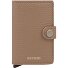  Miniwallet Kreditkartenetui RFID Schutz Leder 6.5 cm Variante cappuccino