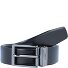  Wendegürtel Leder Variante schwarz-dunkelbraun | 110 cm
