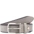  Gürtel Leder Variante hellgrau | 80 cm