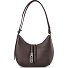  Goccia Schultertasche Leder 22 cm Variante cioccolato 2