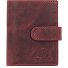  Vintage Original Geldbörse RFID Leder 8 cm Variante rusty red