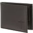  Leather Geldbörse RFID Schutz Leder 11 cm Variante braun-freedom cross