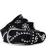  Nietengürtel Leder Variante black | 90 cm