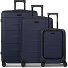  4 Rollen Kofferset 3-teilig mit Dehnfalte Variante dark navy
