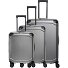 Millennium 4 Rollen Kofferset 3-teilig mit Dehnfalte Variante silver