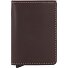  Slimwallet Kreditkartenetui RFID Schutz Leder 6.5 cm Variante chocolate