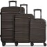  Essentials 16 3-SET 4 Rollen Kofferset 3-teilig Variante coffee