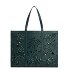 Leiian Shopper Tasche Leder 46 cm Variante green