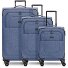 Essentials 12 THREE SET 4 Rollen Kofferset 3-teilig mit Dehnfalte Variante blue 2 Essentials 12 THREE SET 4 Rollen Kofferset 3-teilig mit Dehnfalte Variante blue 2