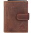  Vintage Original Geldbörse RFID Leder 8 cm Variante braun