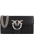  Love One Clutch Tasche Leder 19 cm Variante nero-old silver