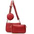  Milano Leather Umhängetasche Leder 23 cm Variante red