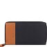  Nappa Geldbörse RFID Schutz Leder 19.5 cm Variante navy blue-tan
