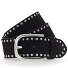  Nietengürtel Leder Variante schwarz | 100 cm