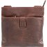  Loreto Lian Umhängetasche Leder 25 cm Variante darkbrown