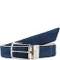 Paris Gürtel Leder Variante blau | individuell kürzbar Paris Gürtel Leder Variante blau | individuell kürzbar