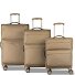  Kyoto 4 Rollen Kofferset 3-teilig mit Dehnfalte Variante beige