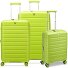  B-Flying Move 4 Rollen Kofferset 3-teilig mit Dehnfalte Variante cyber lime