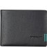  Monaco Geldbörse RFID Schutz Leder 9.5 cm Variante nero