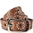  Nietengürtel Leder Variante middle brown | 95 cm