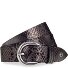  Gürtel Leder Variante dark brown-gun metal | 100 cm