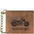 Vintage Bike Geldbörse Leder 12 cm Variante braun Vintage Bike Geldbörse Leder 12 cm Variante braun