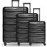  Travel 4 Rollen Kofferset 3-teilig mit Dehnfalte Variante black night metallic