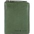 Vintage Washed Geldbörse Leder 10 cm Variante emerald green