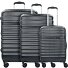 Corium 4-Rollen Kofferset 3tlg. Variante schwarz Corium 4-Rollen Kofferset 3tlg. Variante schwarz