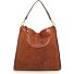 Kura Schultertasche Leder 32 cm Variante cognac Kura Schultertasche Leder 32 cm Variante cognac