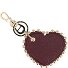  Fashion Schlüsselanhänger Leder 7.5 cm Variante port red