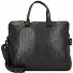  Submarine Handtasche Leder 38 cm Laptopfach Variante schwarz