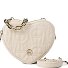  Fashion Mini Bag Umhängetasche Leder 14 cm Variante macadamia white