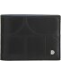 Up! Geldbörse RFID Schutz Leder 11 cm Variante black-pastel blue Up! Geldbörse RFID Schutz Leder 11 cm Variante black-pastel blue
