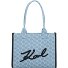  Skuare Shopper Tasche 32 cm Variante monogram denim light blue