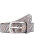  Gürtel Leder Variante braun- metallic | 90 cm